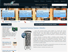 Tablet Screenshot of finske-sauny.cz
